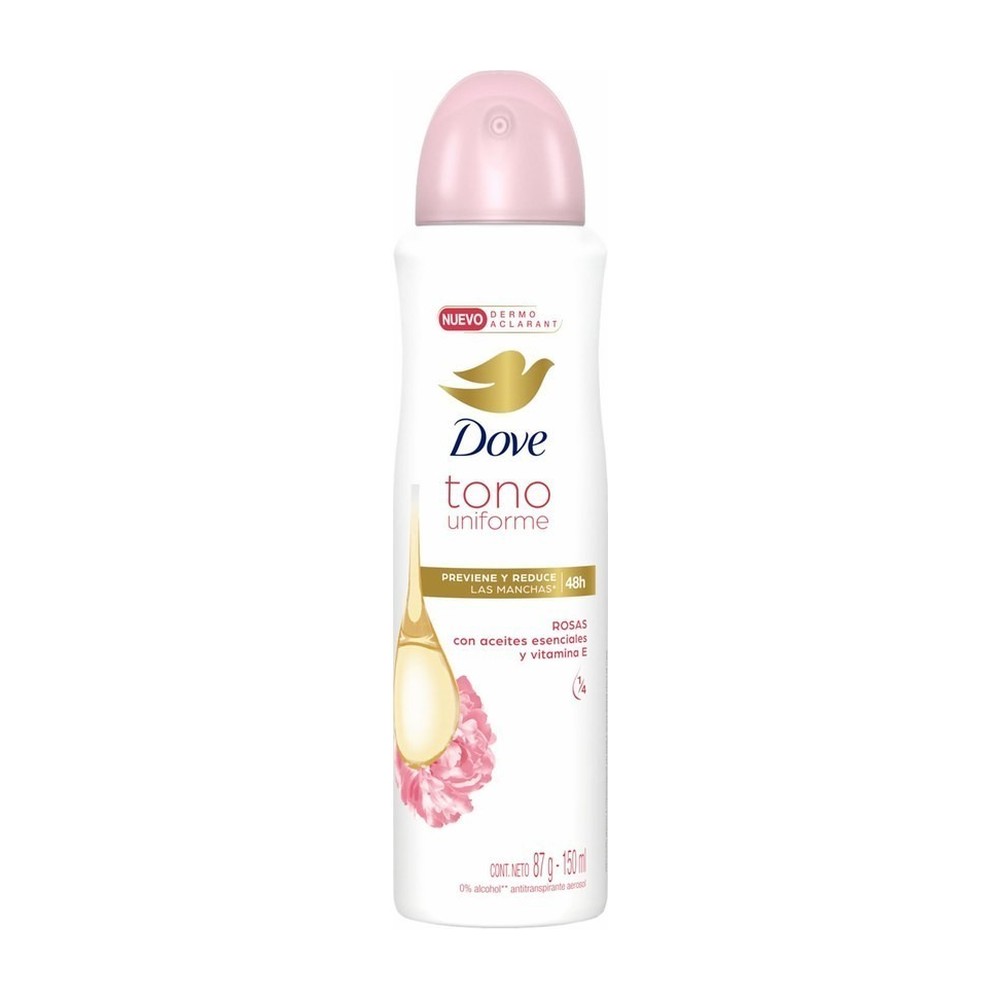 Dove Desodorante Tono uniforme rosas 250 ml
