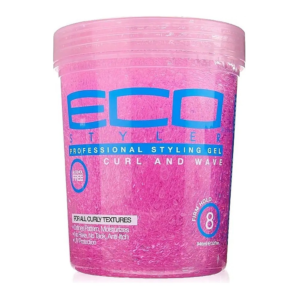 Eco Style Pink Styling Gel 32 oz