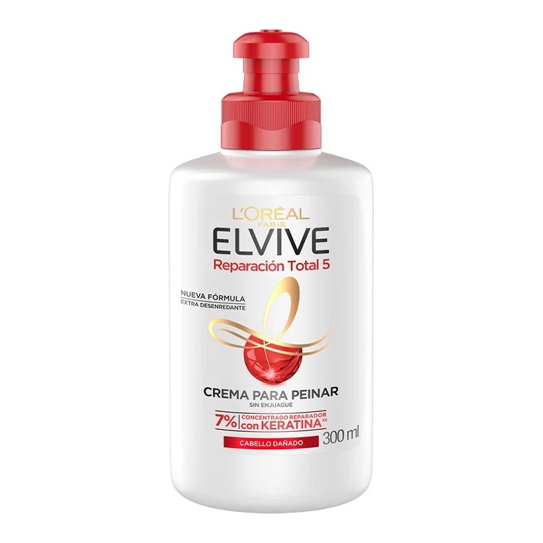 Elvive Reparación Total 5 Crema para Peinar 300 ml