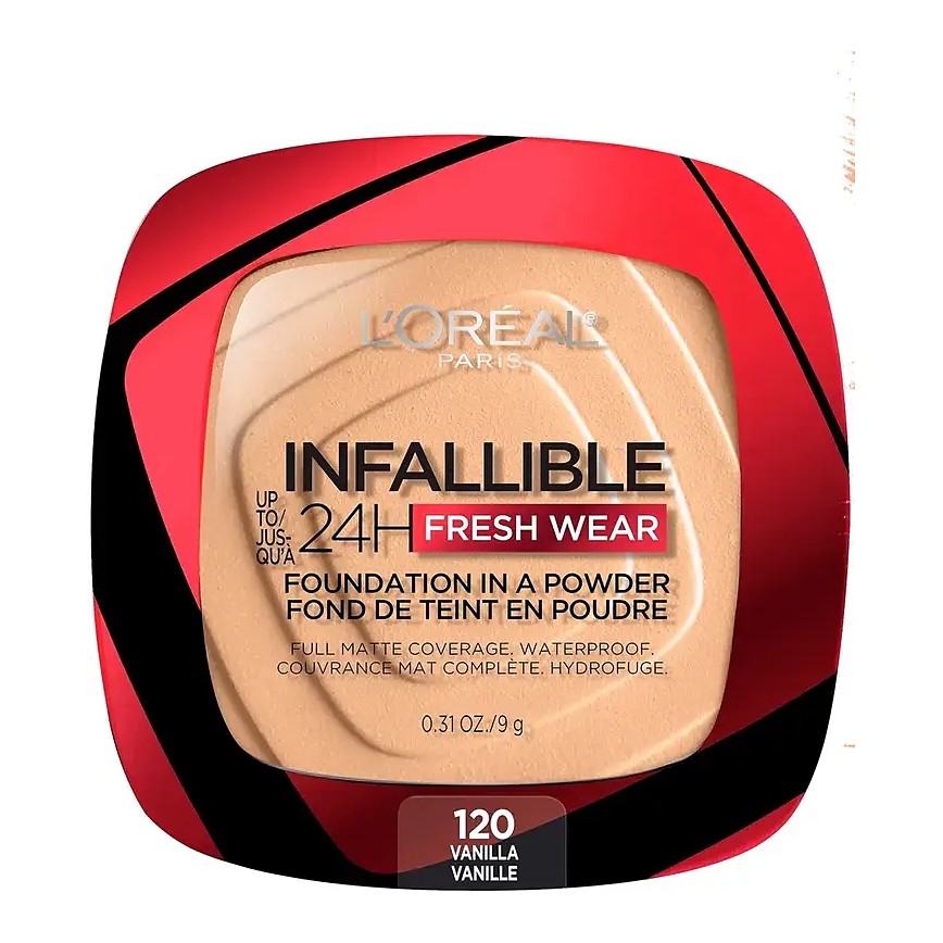 L'Oréal Paris Infaillible 24H Powder Foundation 120 Vanilla 9 g