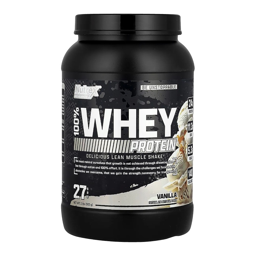 Nutrex 100% Whey Protein Vanilla 2 lb