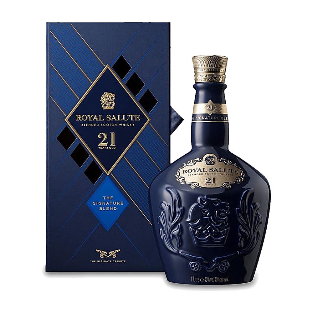 Royal Salute 21 años The Signature Blend 1 litro
