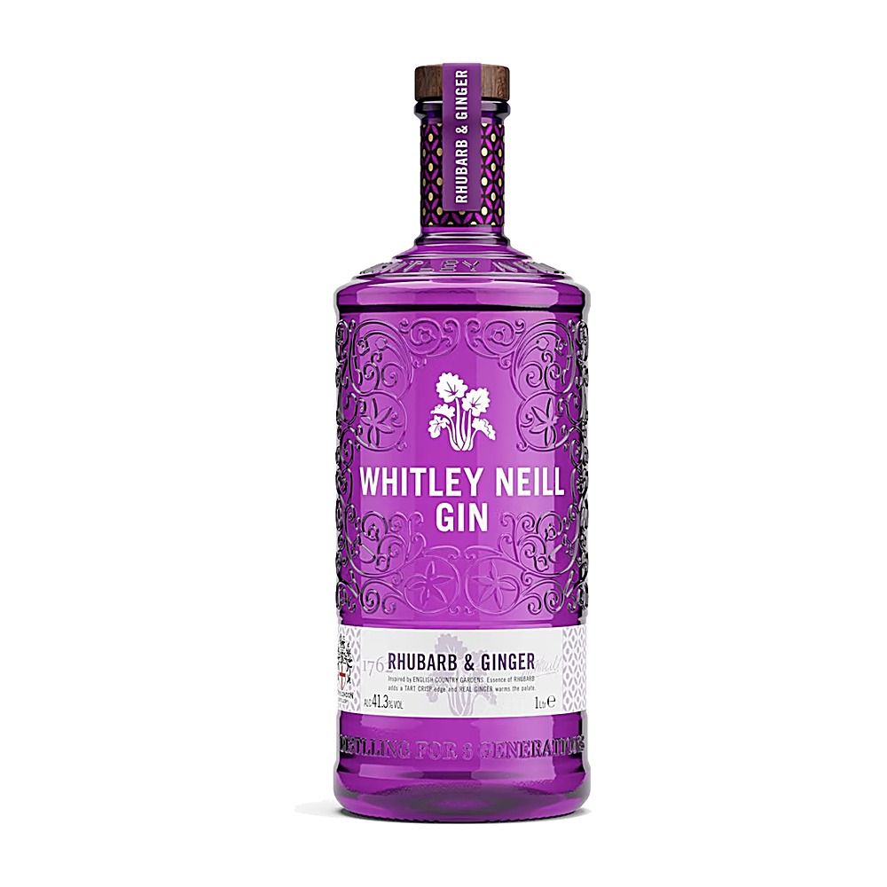 Whitley Neill Rhubarb & Ginger Gin 1 litro